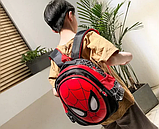 Рюкзак Людина павук RESTEQ, шкільна сумка для хлопчиків, рюкзак для школи 29*28*15 см, фото 2