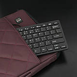 Дротова міні-клавіатура K1000, ергономічна офісна клавіатура, 78 клавіш чорна, англ. розкладка, фото 2