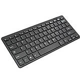 Дротова міні-клавіатура K1000, ергономічна офісна клавіатура, 78 клавіш чорна, англ. розкладка, фото 4