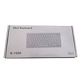 Дротова міні-клавіатура K1000, ергономічна офісна клавіатура, 78 клавіш чорна, англ. розкладка, фото 7