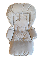 Чохол DavLu на стільчик для годування Bambi M 3233 світло-сірий (000023)