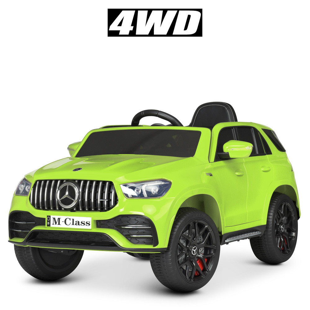 Дитячий електромобіль Bambi Mercedes M 4781EBLR-5 салатовий зі звуком і світлом
