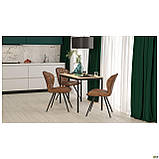 Стіл Турін розбірний (1187х600х750H) чорний графіт/ ДСП Сірий Шифер, ТМ Амф, фото 6