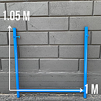 Рама огородження, розмір 1х1 м для будівельних лісів рамного типу