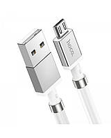 Кабель Hoco U91 Magic magnetic charging cable for Micro 1 м White (U911) UP, код: 7886609