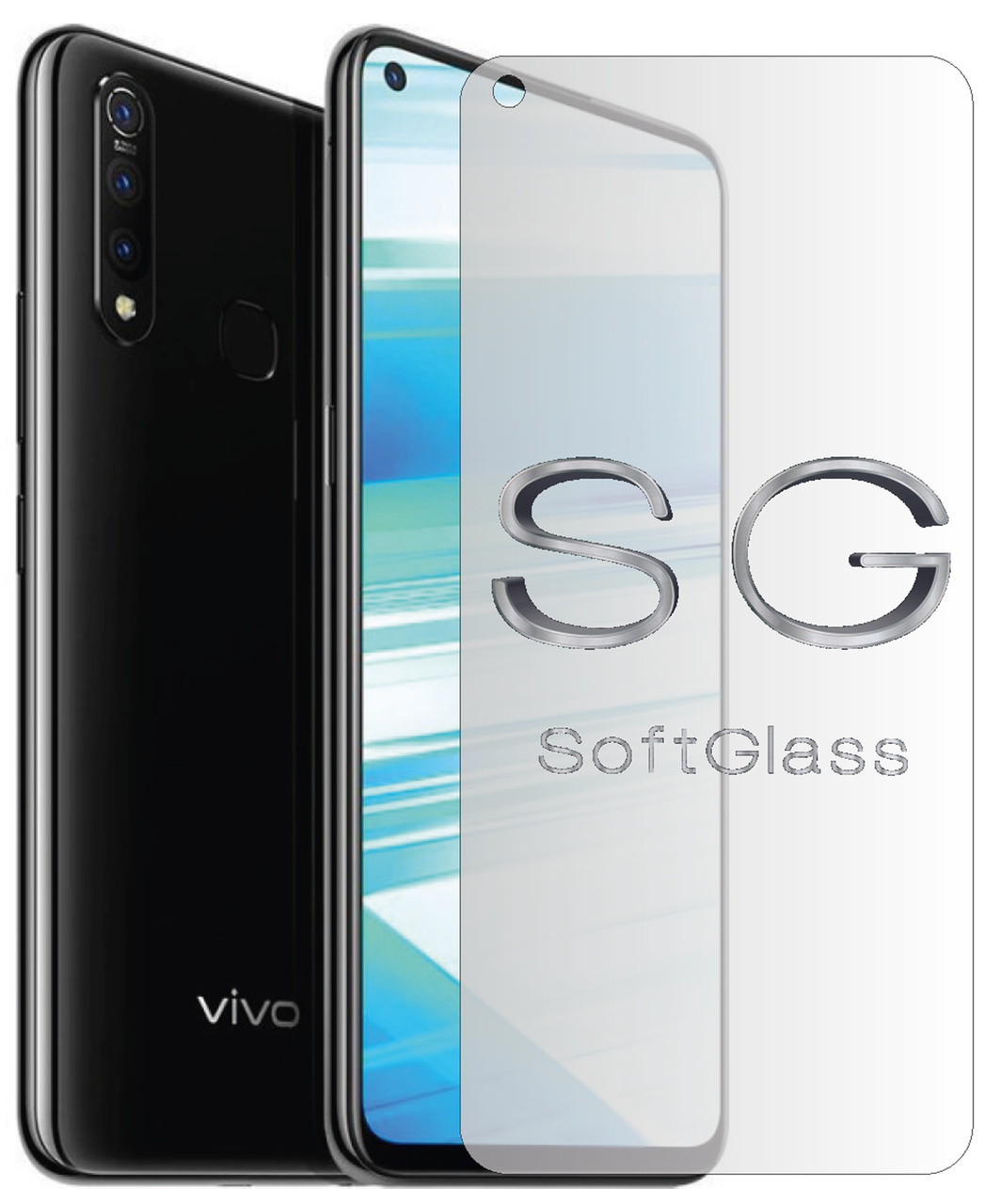М'яке скло Vivo Z5x на екран поліуретанове SoftGlass