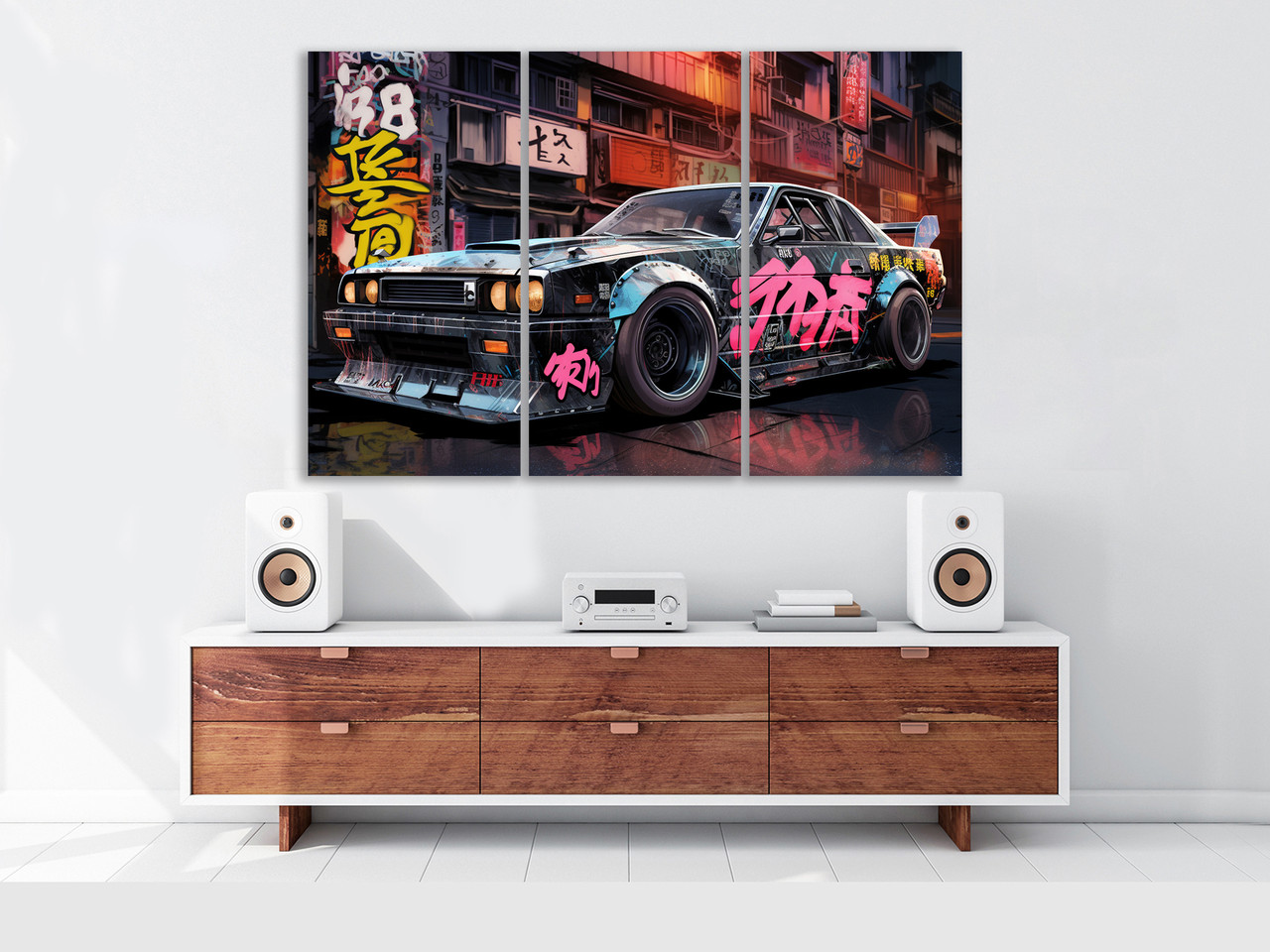 Дизайнерська картина "Тюнінг Bosozoku", декор для дому, фото 1