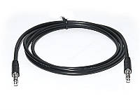 Аудио-кабель REAL-EL Audio Pro (EL123500040) mini-jack 3.5мм(M)-mini-jack 3.5мм(M) 1м, черный UP, код: 6728974
