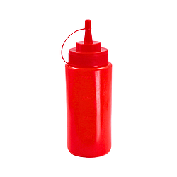 Бутилка з носиком червона 480мл