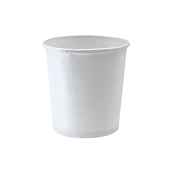 Стакан паперовий одношаровий БІЛИЙ 110мл (КВ)(50шт/уп)(3000ящ)
