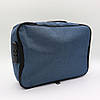 Дорожній кейс-сумка органайзер із кодовим замком 37х10,5х27 см Home Cleaning, Синя / Сумка для документів, фото 8