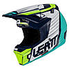 МОТОШОЛОМ ЕНДУРО LEATT MOTO 7.5 V23 - BLUE (+ОКУЛЯРИ VELOCITY 4.5), фото 2
