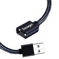 Магнитный кабель черный ESSAGER без коннектора 3метра UP, код: 8179452
