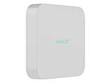 Відеореєстратор Ajax NVR мережевий на 16 каналів білий для системи охорони та безпеки, фото 3