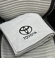 Плед в машину с логотипом авто Toyota