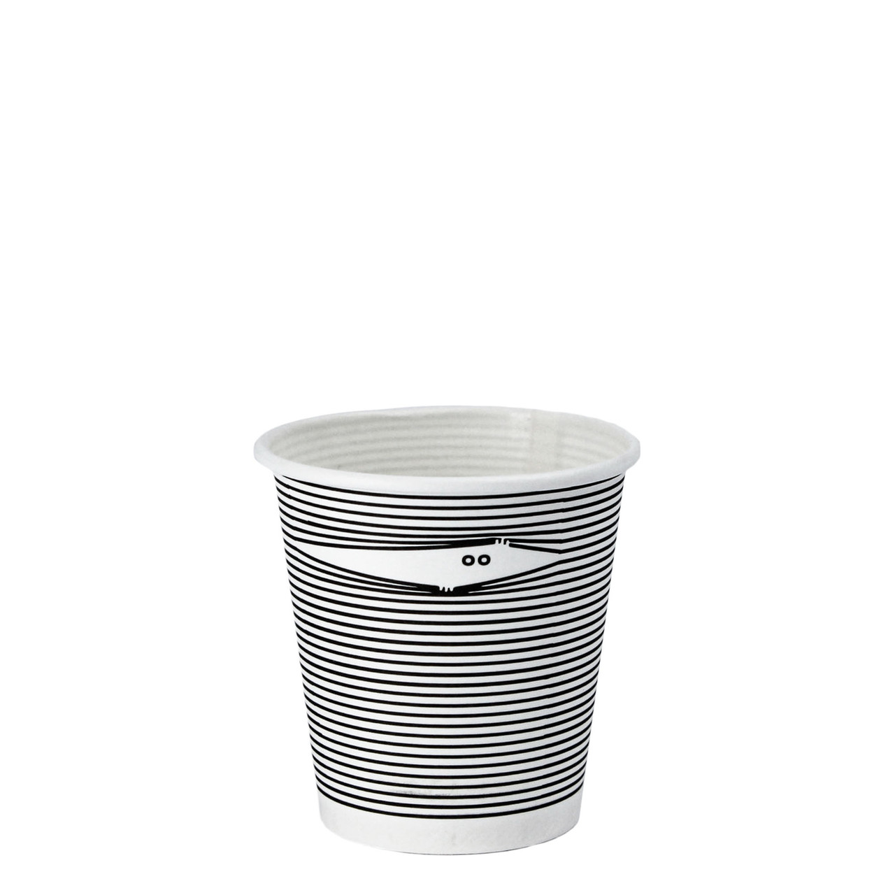 Стакан паперовий одношаровий Зебра 110мл (FC)(50шт/уп)(1500ящ), фото 1