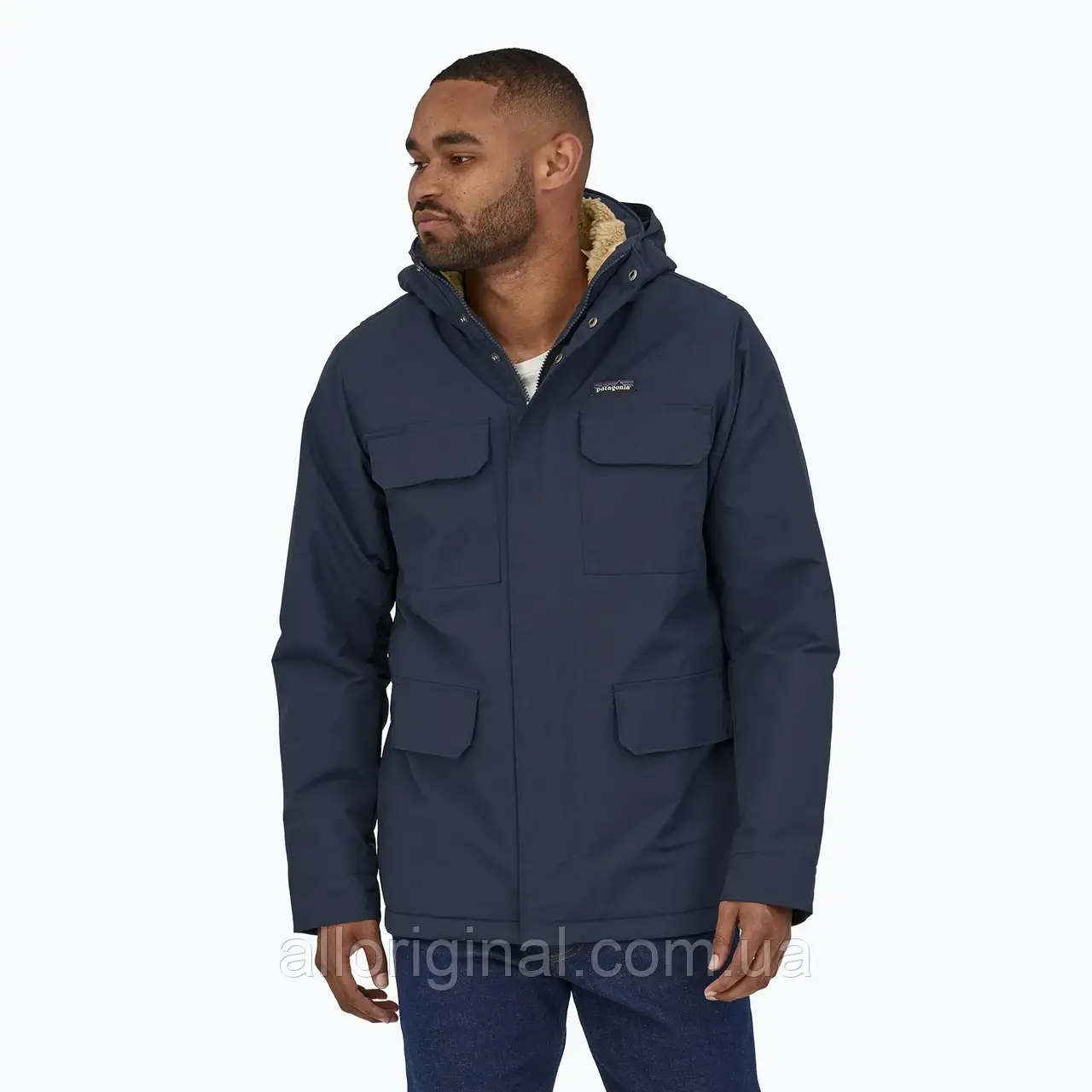 AllOriginal com ua Чоловіча утеплена куртка Patagonia Isthmus Parka new navy РОЗМІРИ ЗАПИТУЙТЕ