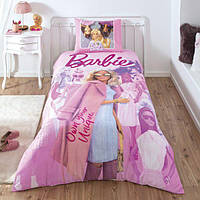 Постельное белье TAC Disney 160×220 см Barbie Pink Power