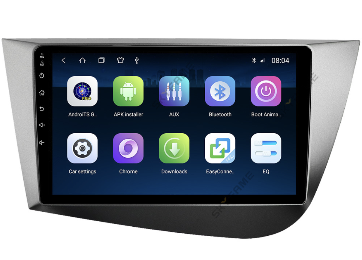 Магнітола для Seat Leon 3 Ateca 2005-2011 на Android | Сенсорний екран, GPS, Bluetooth, камера заднього виду