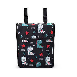 Сумка Durable Bicycle Bag, для самоката и велосипеда, черный (23235-dino)