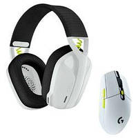 Комплект наушники Logitech G435SE + мышка G305SE Wireless White (981-001162, 981-001161)