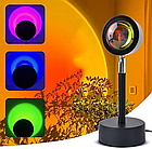 Проекційна лампа SUNSET RGB з ефектом заходу сонця з пультом LK202307, фото 2