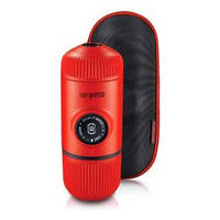 Портативне еспресо машина Wacaco Nanopresso Lava Red + чохол Protective Case