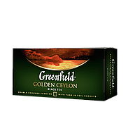 Чай черный 2г*25 пакет Golden Ceylon GREENFIELD