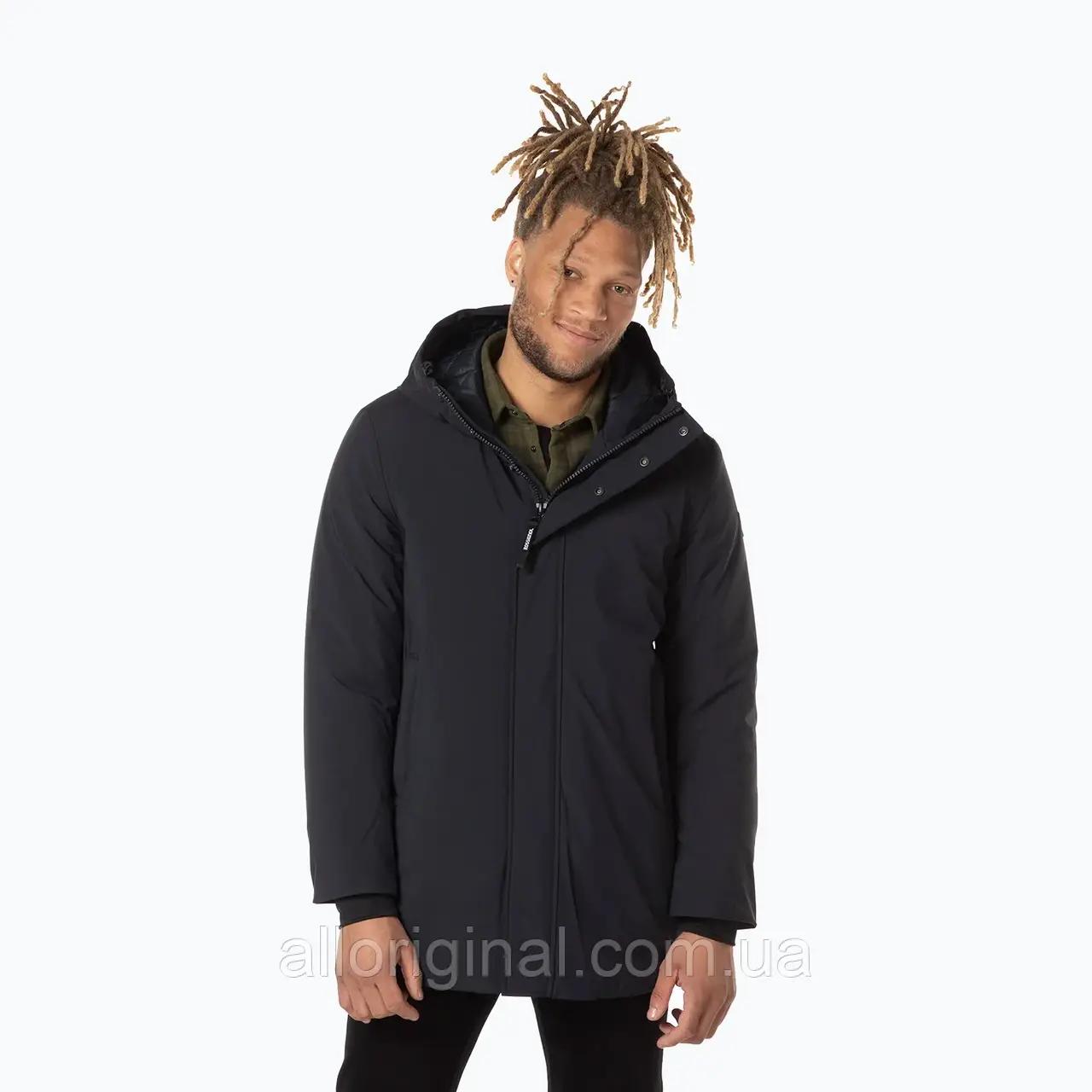 AllOriginal com ua Чоловіча зимова куртка Rossignol Stretch Parka чорна РОЗМІРИ ЗАПИТУЙТЕ