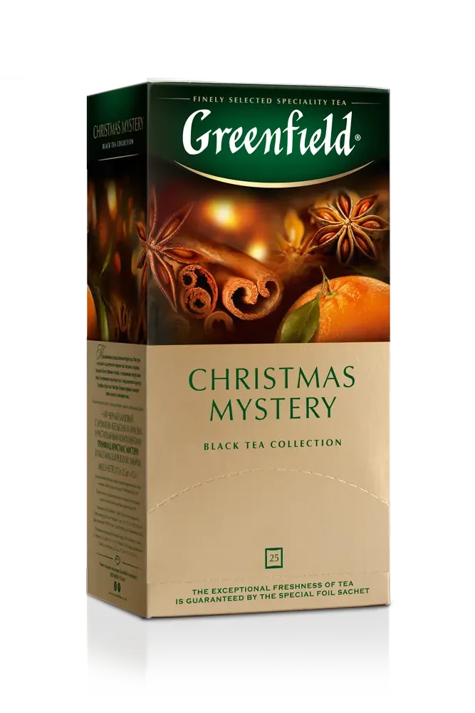 Чай Гринфилд черный с пряностями Christmas Mystery 25 пакетиков (ID ...