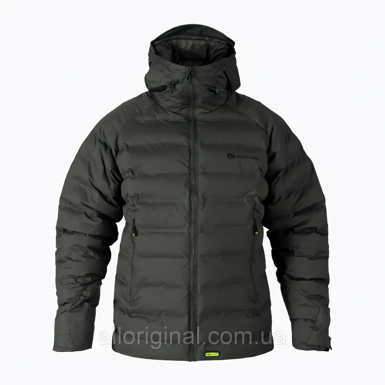 AllOriginal com ua Куртка для риболовлі чоловіча RidgeMonkey Apearel K2Xp Waterproof Coat зелена RM603 РОЗМІРИ