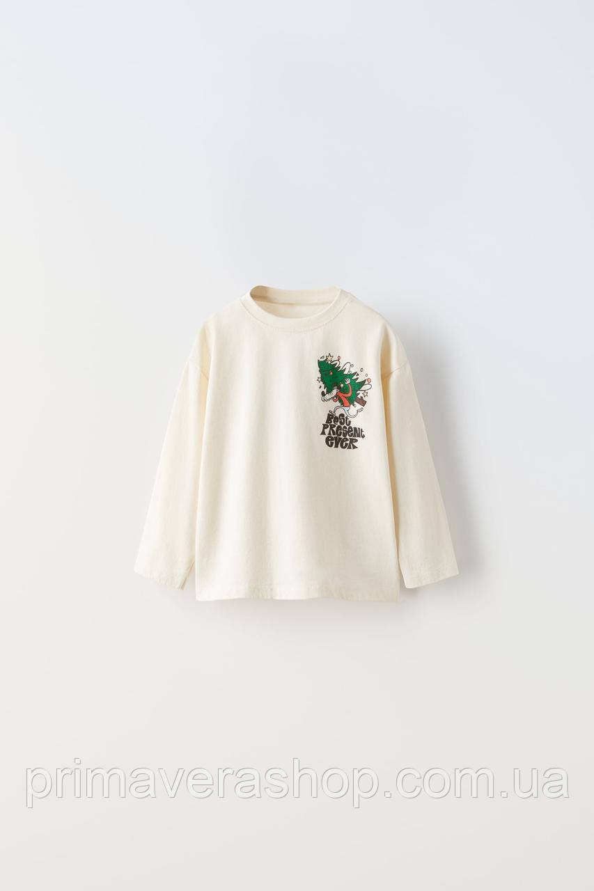Zara Футболка з довгим руковом 2-3 роки 98 см