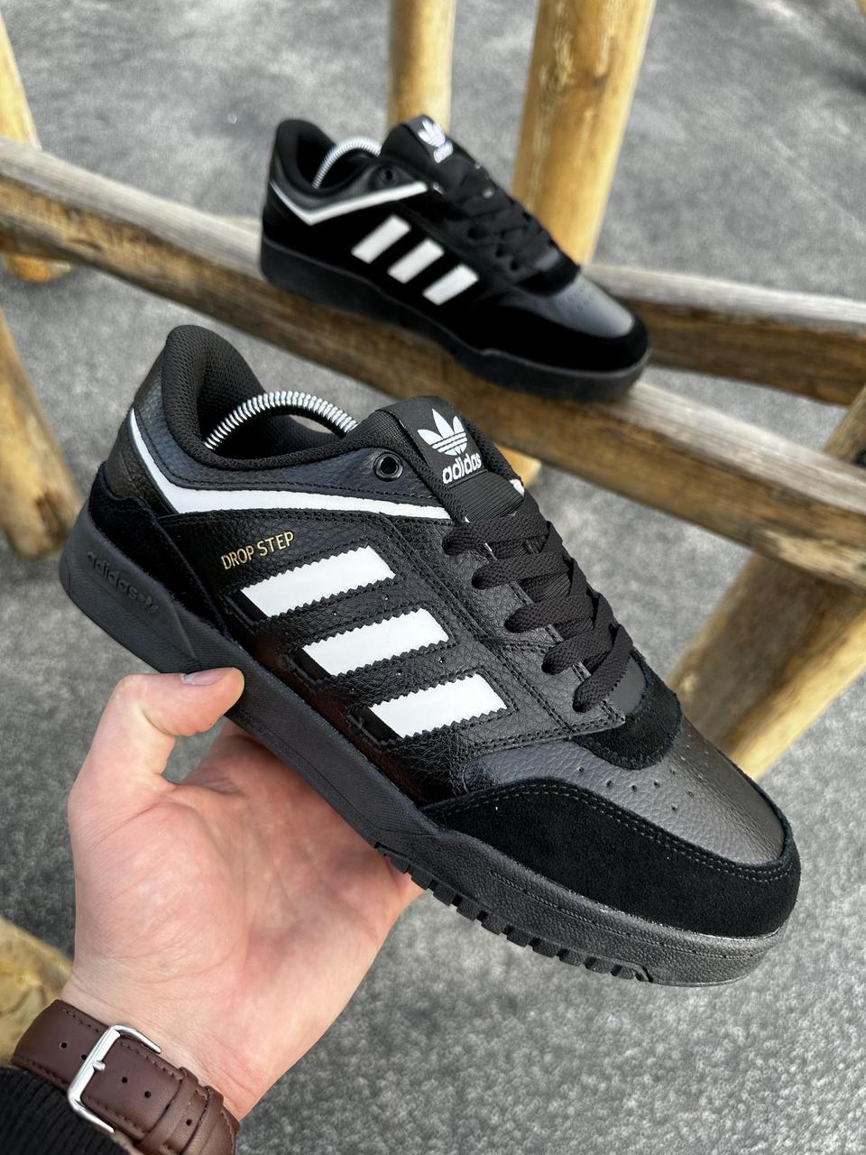 Кросівки Adidas DropStep (all black) .Хит!