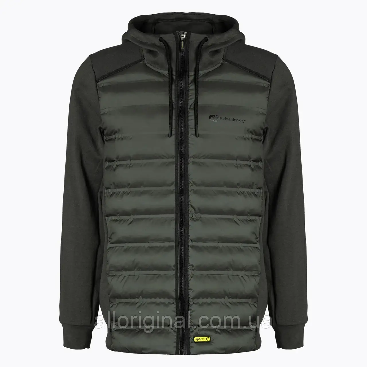 AllOriginal com ua Куртка для риболовлі чоловіча RidgeMonkey Apearel Heavyweight Zip Jacket зелена RM647
