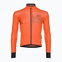 Urbanshop com ua Куртка велосипедна чоловіча Santini Guard Nimbus помаранчева 2W52275GUARDNIMB РОЗМІРИ