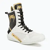 Urbanshop com ua Кросівки боксерські Venum Elite Boxing white/black/gold РОЗМІРИ ЗАПИТУЙТЕ