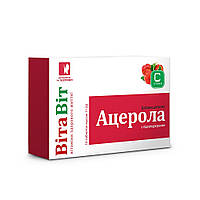 Ацерола з підсолоджувачем ВІТАВІТ 10 таблеток по 1 г блістер UP, код: 6870006