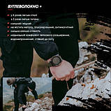 Чоловічий тактичний водонепроникний спортивний годинник з компасом North Edge ALPS BLACK, фото 11