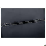 Офісний стілець AMF Самба каркас-алюм підлокітники-горіх кожзам-чорний без канта, фото 6