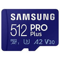 Карта памяти Samsung 512GB PRO Plus microSDXC + Adapter (MB-MD512KA/AM)