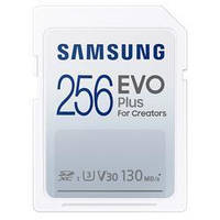 Картка пам'яті Samsung 256 GB SDXC UHS-I U3 V30 EVO Plus MB-SC256K