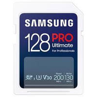 Картка пам'яті Samsung PRO Ultimate 128 GB SDXC 4K UHD, UHS-I, C10, U3, V30, A2 for DSLR (MB-SY128S)