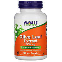 Экстракт оливы NOW Foods Olive Leaf 500 mg 120 Veg Caps UP, код: 7518498