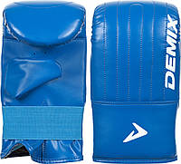 Боксерские перчатки снарядные L (обхват ладони 23 см) Demix Синий