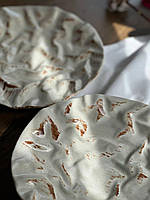 Тарілка плоска Скеля 27 см Коричневий Лофт Плюс