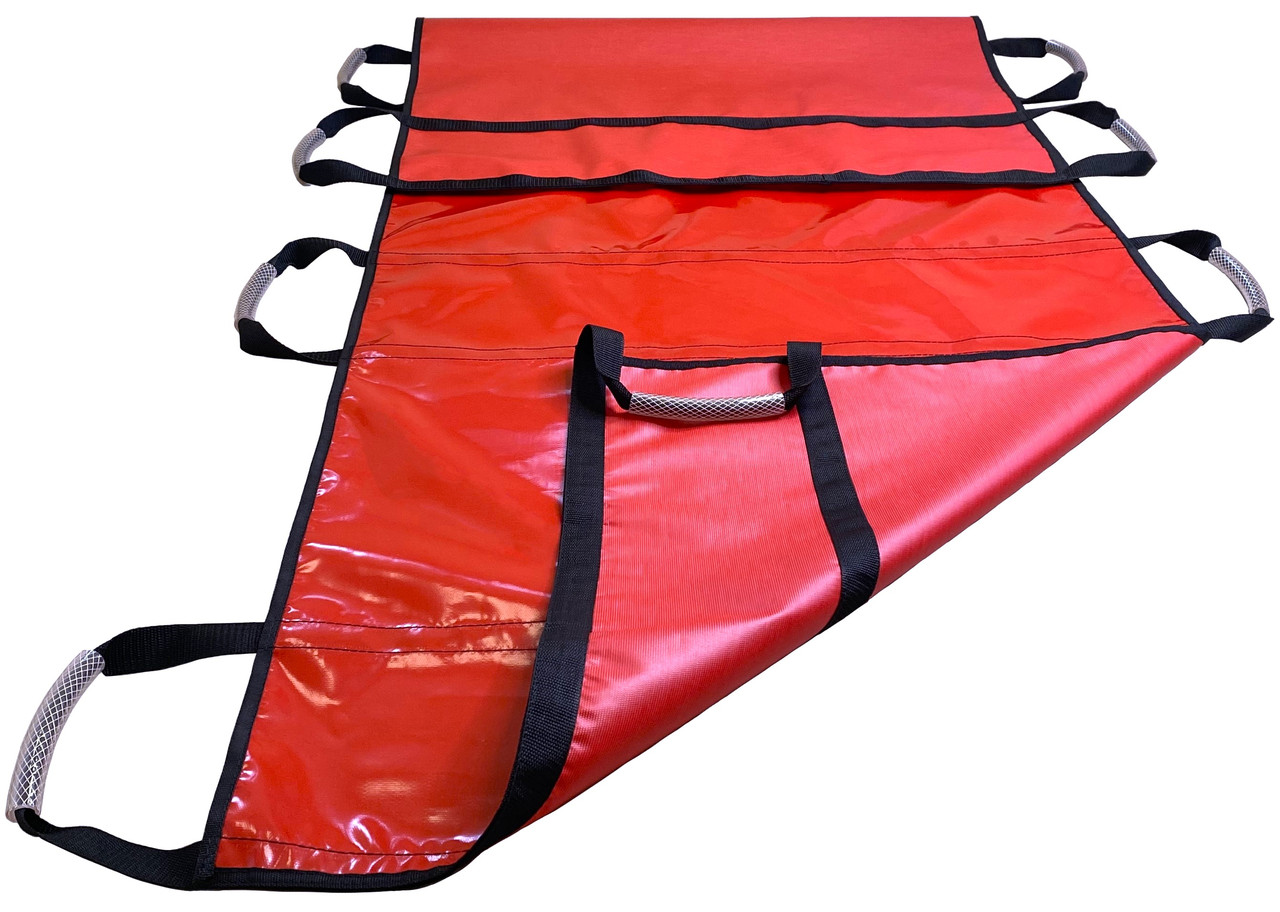Ноші медичні безкаркасні, тип FMA 9 (TARPAULIN 450), червоні