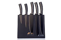 Набор кухонных ножей на магнитной подставке Edenberg EB-965 Набор ножей из нержавеющей стали