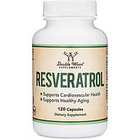 Ресвератрол Double Wood Resveratrol 250 mg 120 Caps UP, код: 7847755