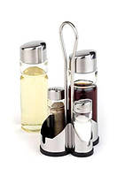Набор соль, перец, масло и уксус APS Economix 40460