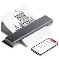 Бездротовий портативний принтер для друку А4 Phomemo M08F Dark Space Gray